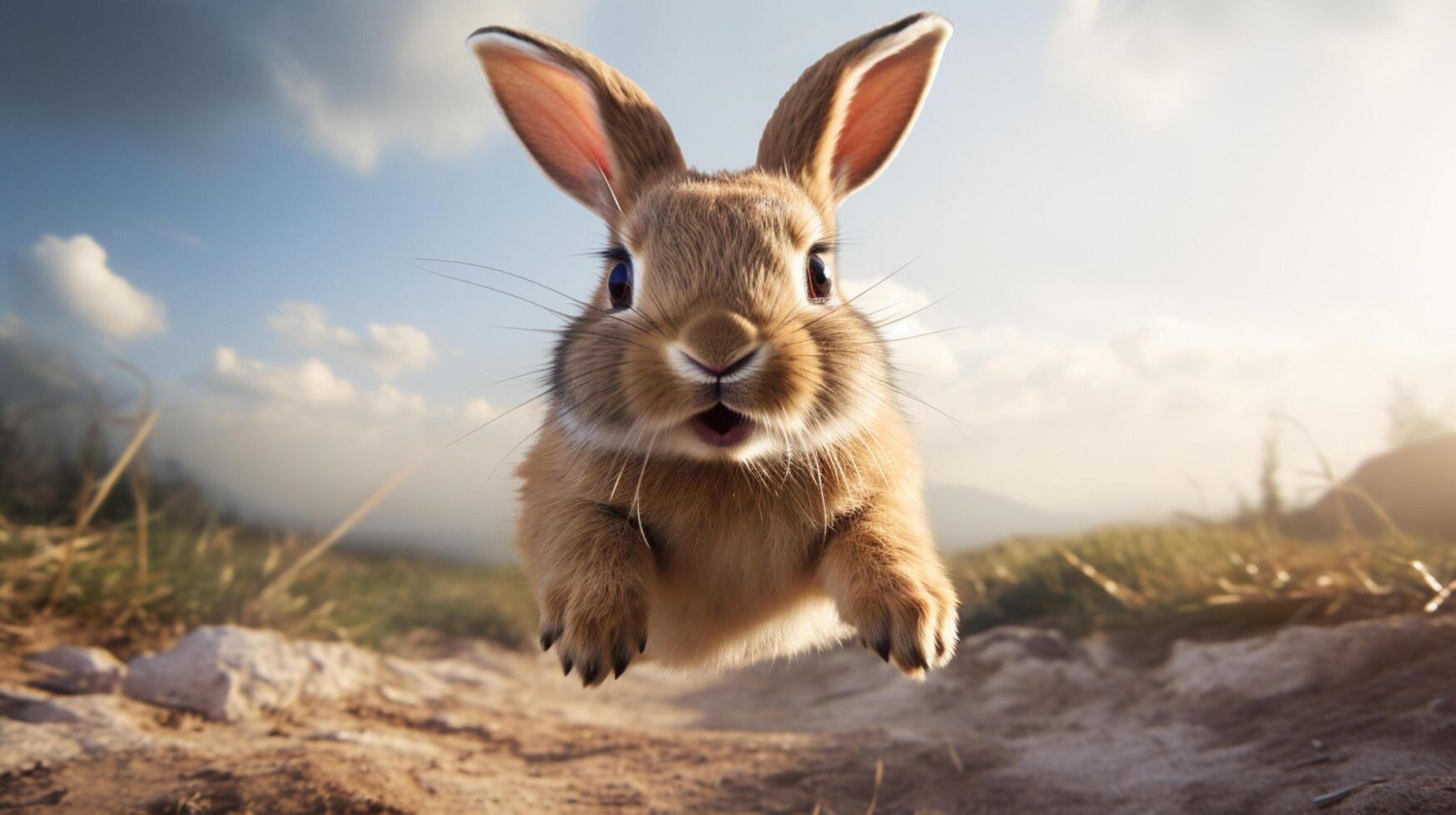 AI generated rabbit high quality image photo