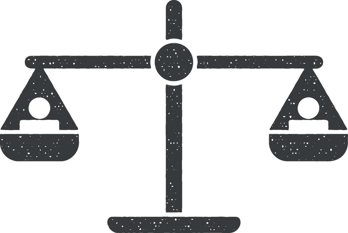 peopple Libra vector icon illustration with stamp effect