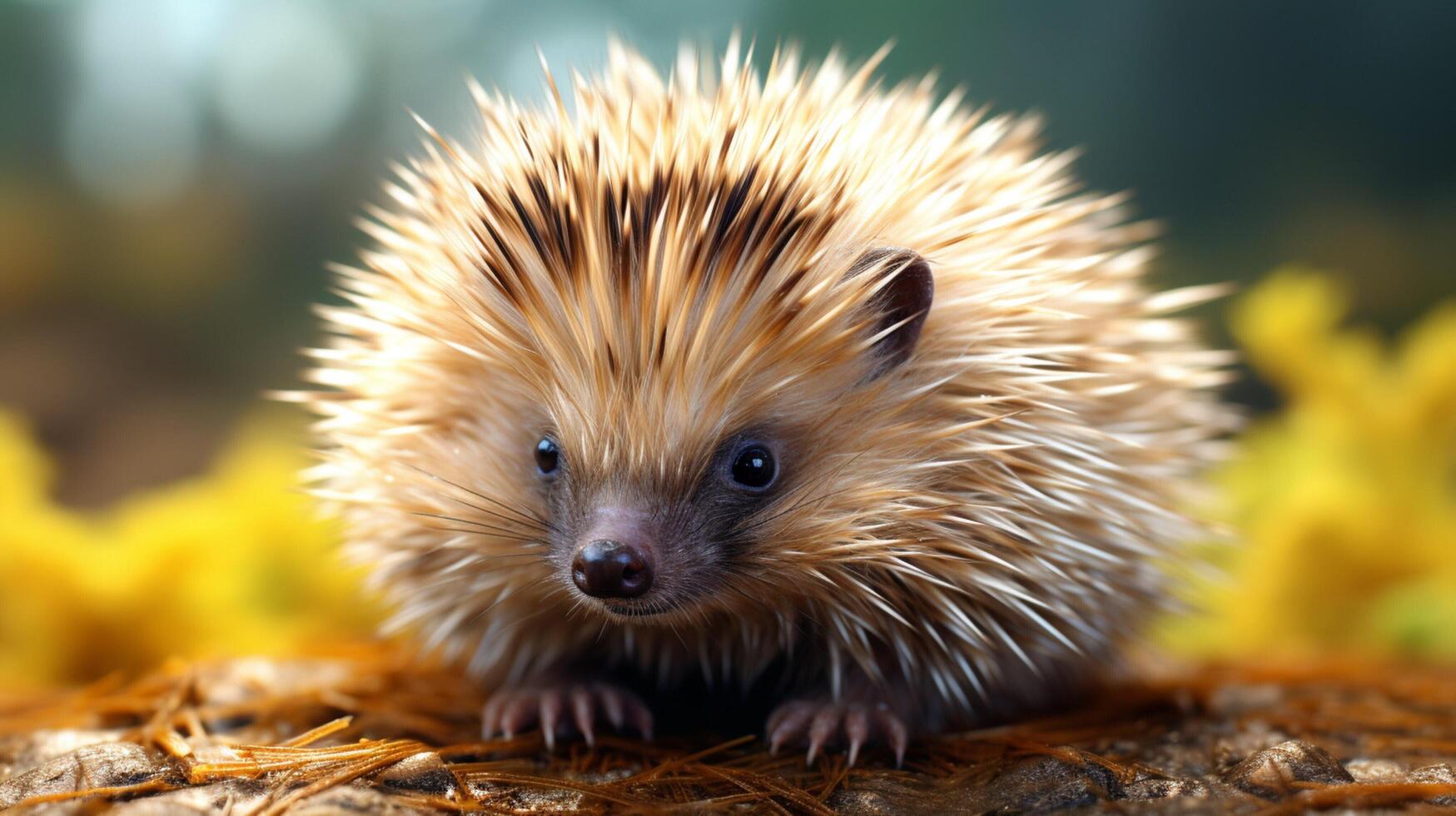 AI generated porcupin high quality image photo