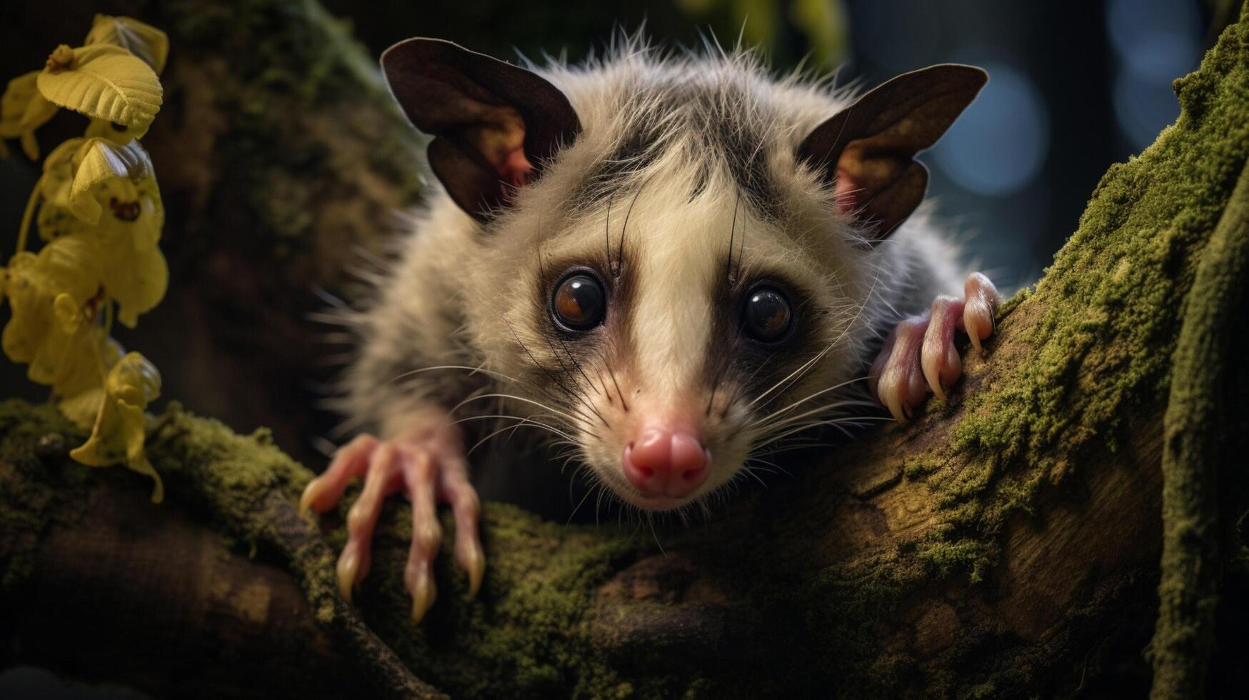 AI generated possum high quality image photo