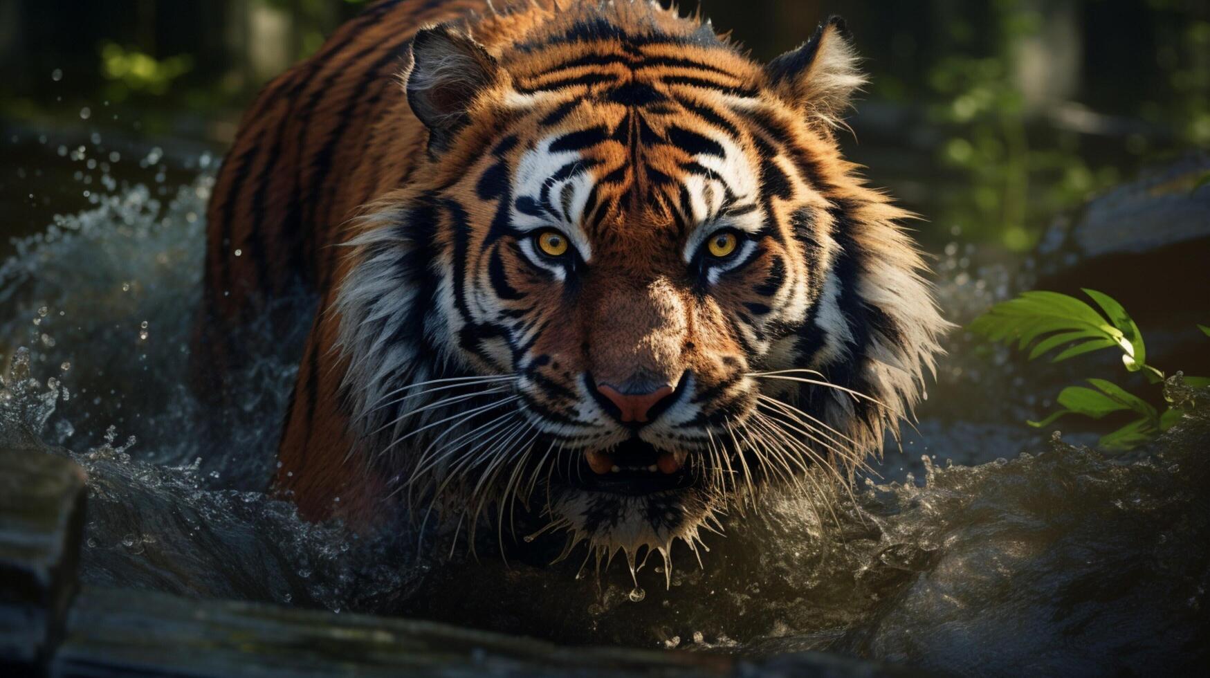 AI generated tiger high quality image photo