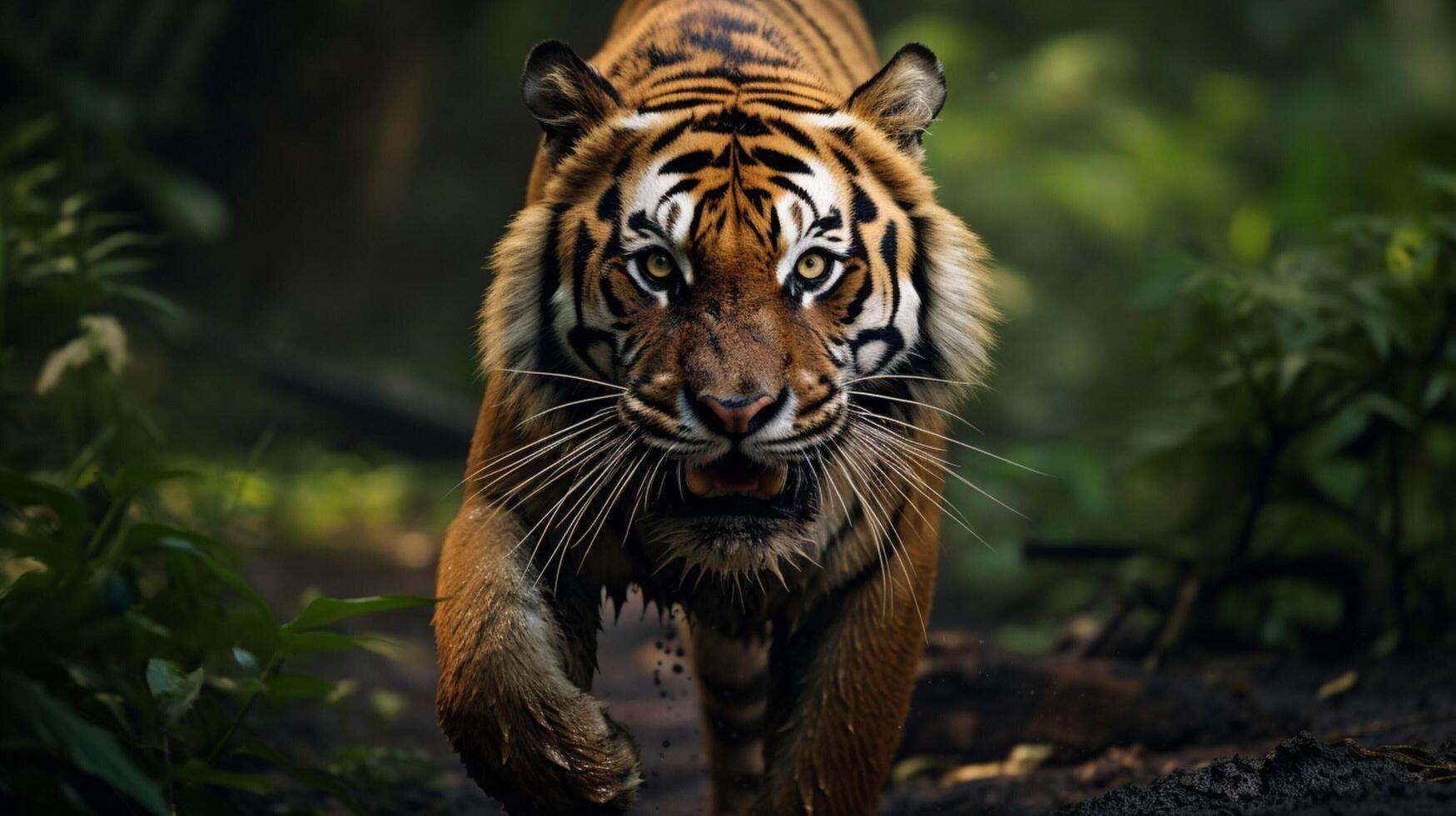 AI generated tiger high quality image photo