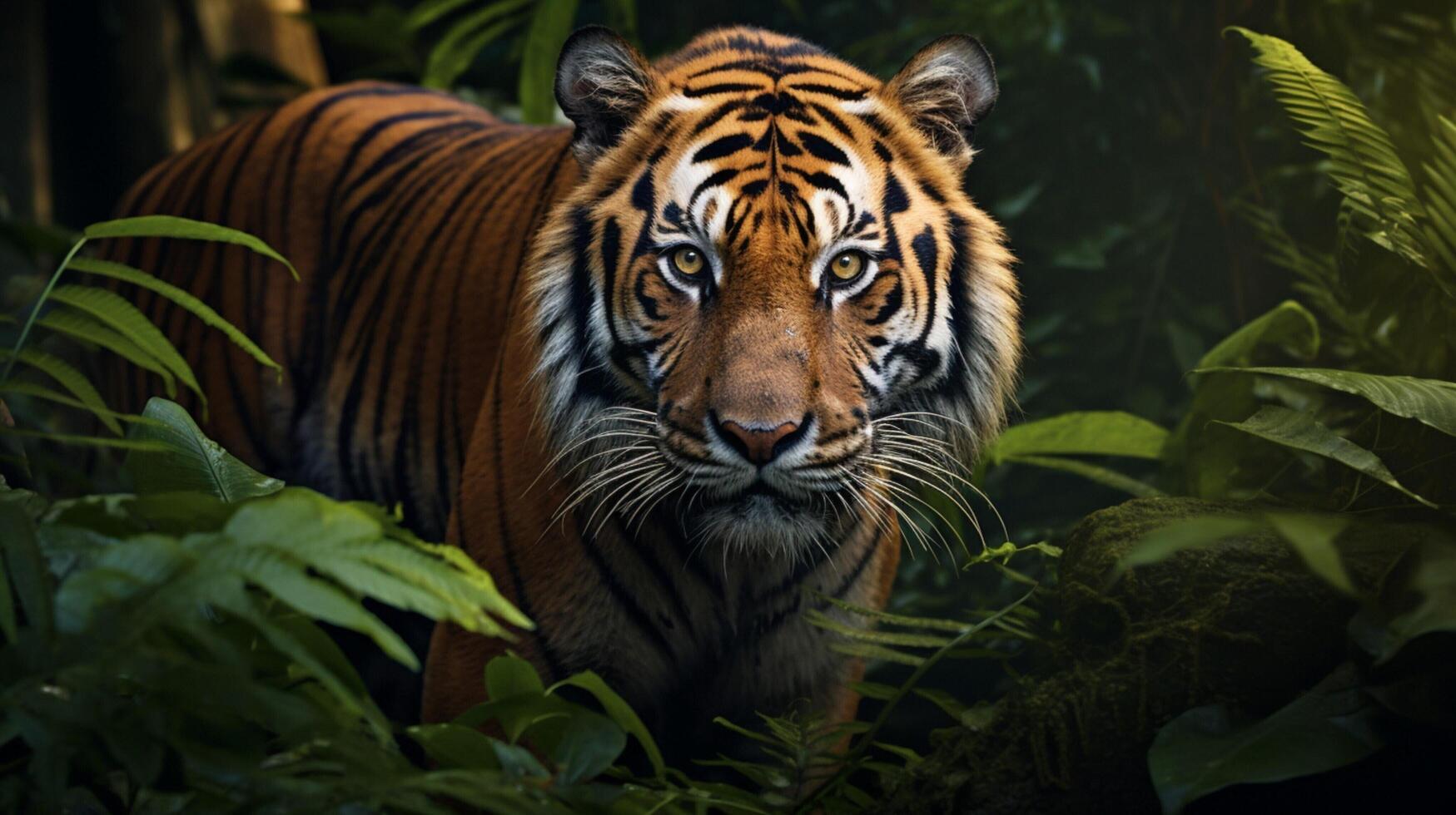 AI generated tiger high quality image photo