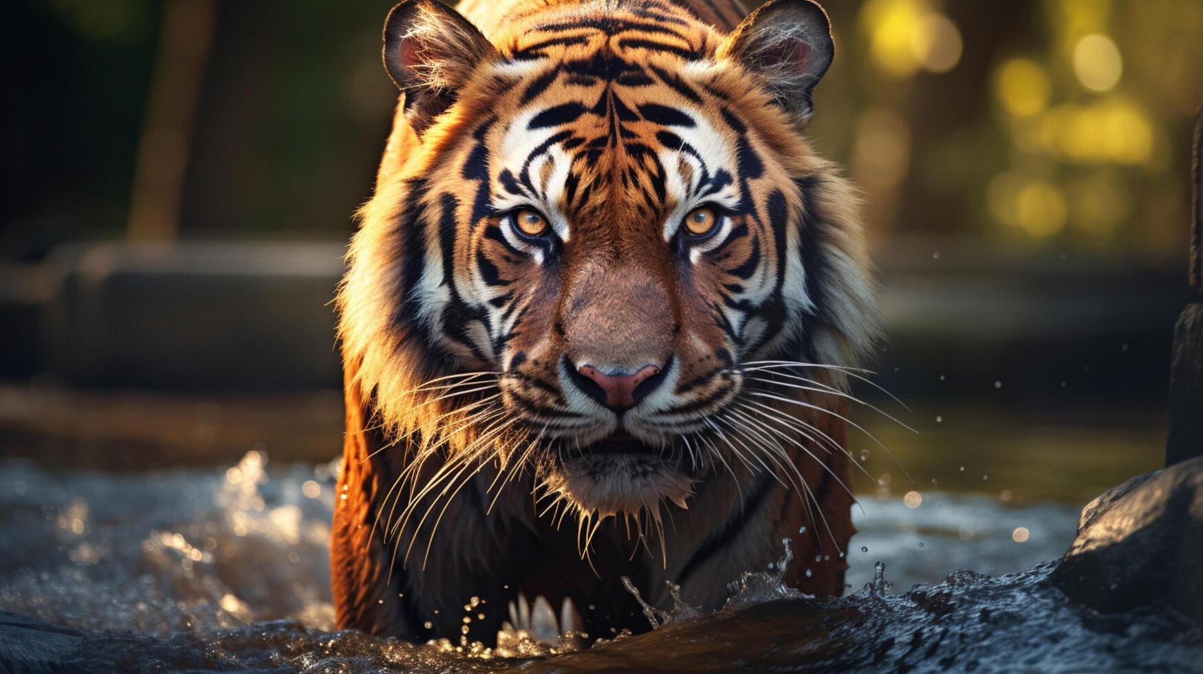 AI generated tiger high quality image photo