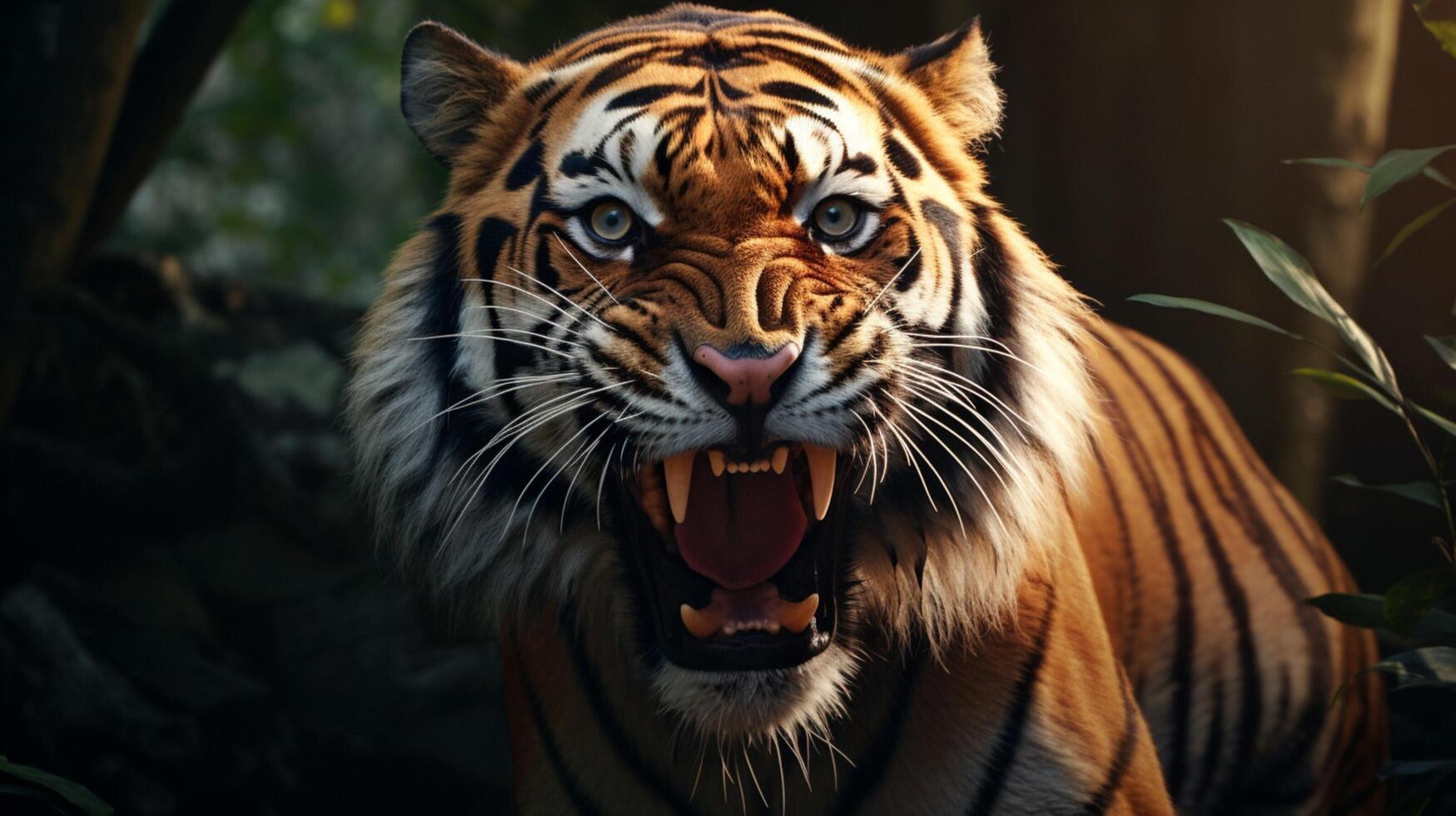 AI generated tiger high quality image photo