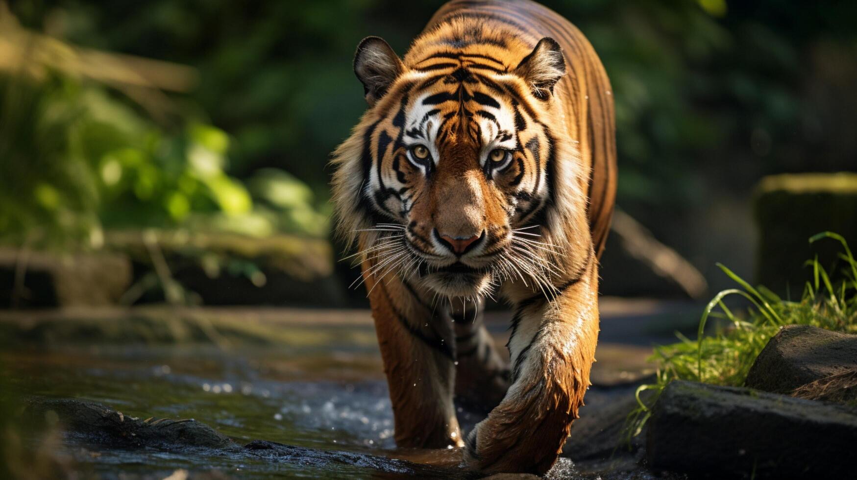 AI generated tiger high quality image photo