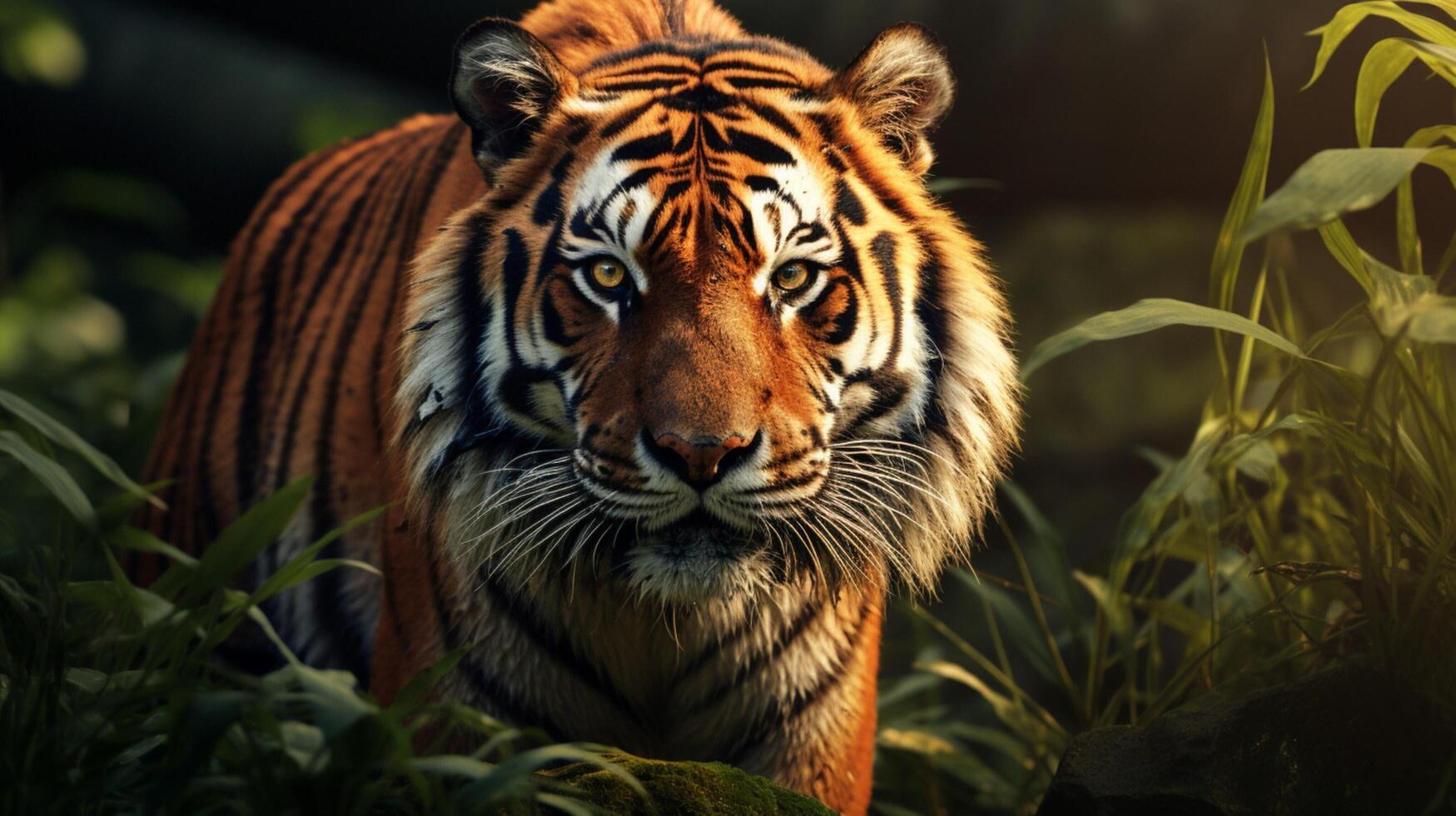 AI generated tiger high quality image photo