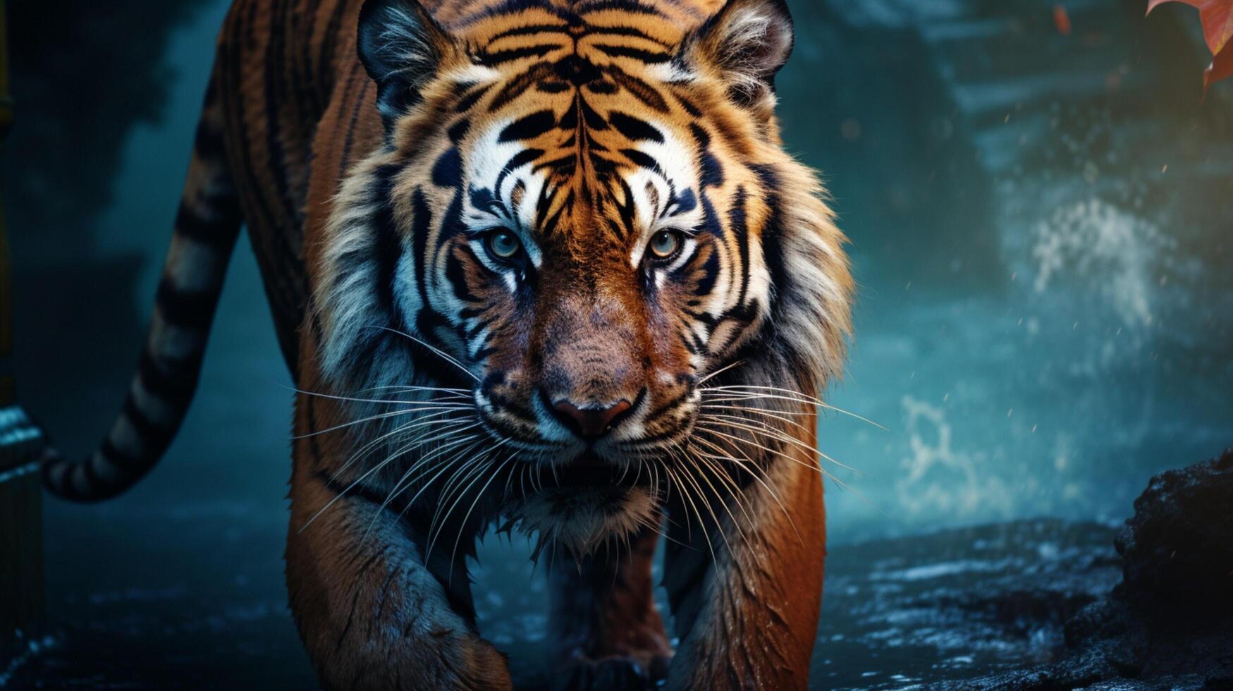 AI generated tiger high quality image photo