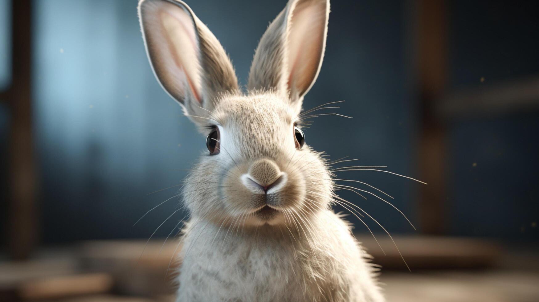 AI generated rabbit high quality image photo
