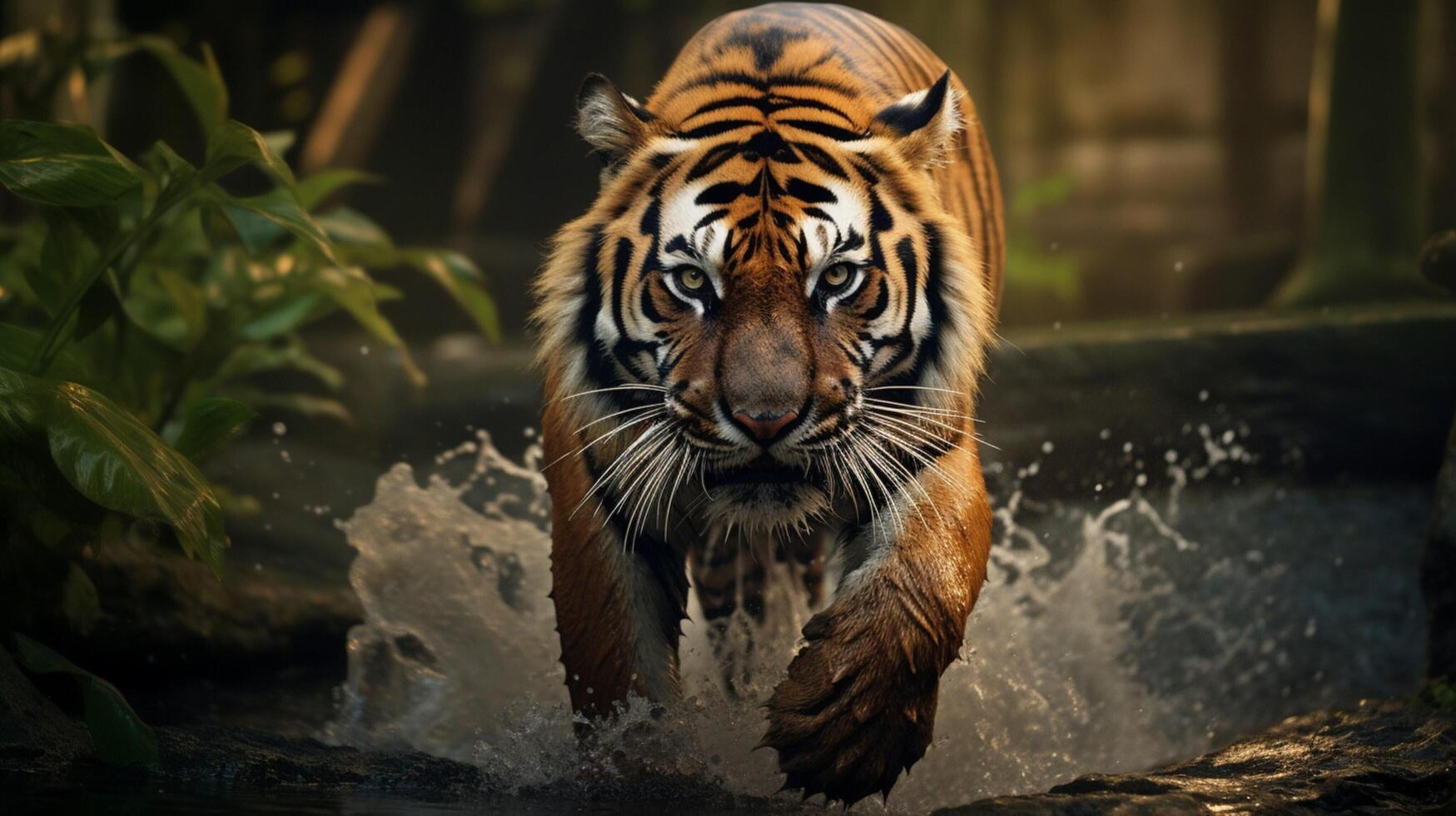 AI generated tiger high quality image photo