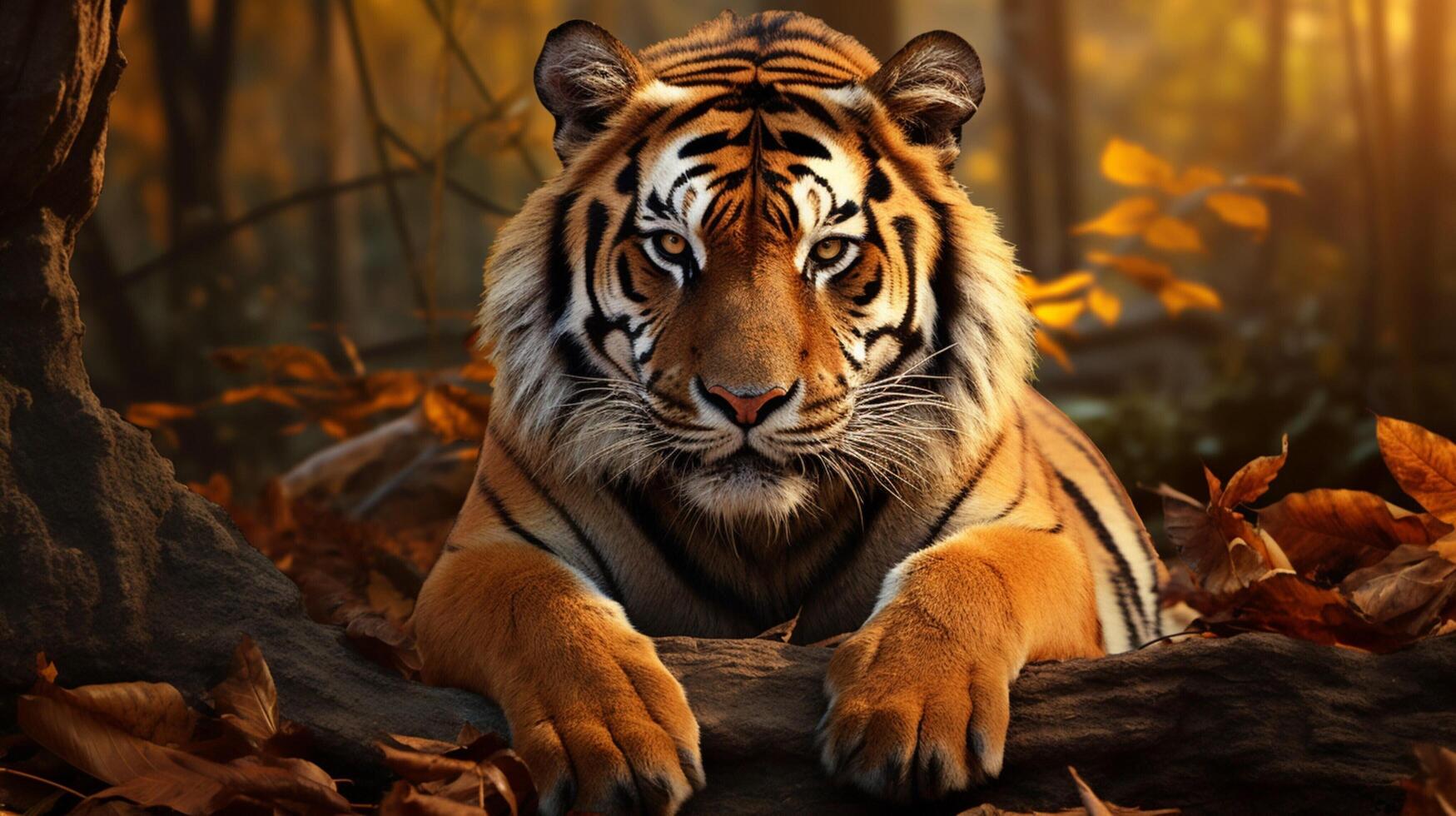 AI generated tiger high quality image photo