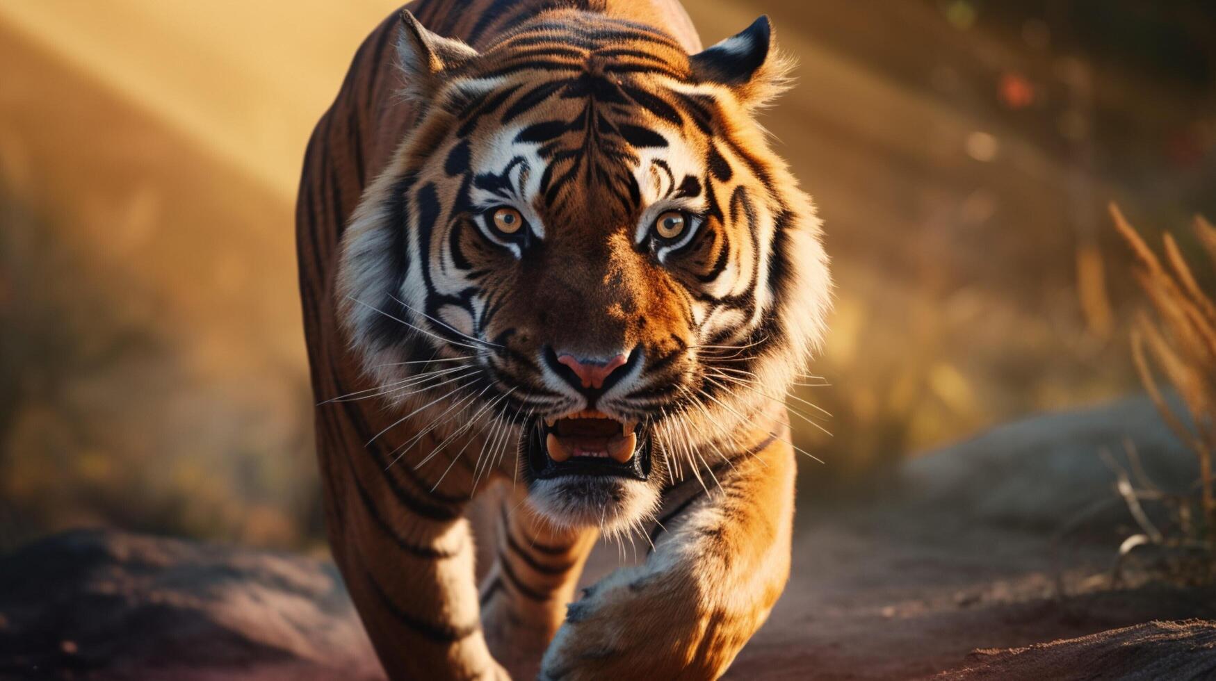 AI generated tiger high quality image photo