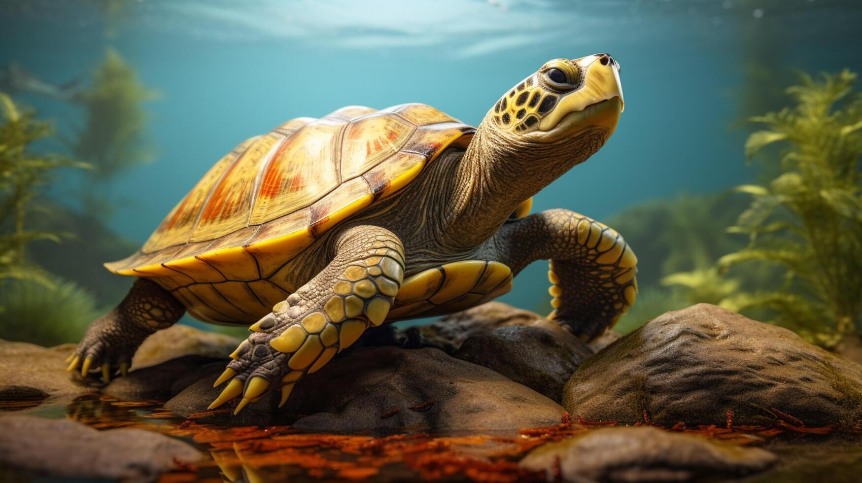 AI generated turtle high quality image photo