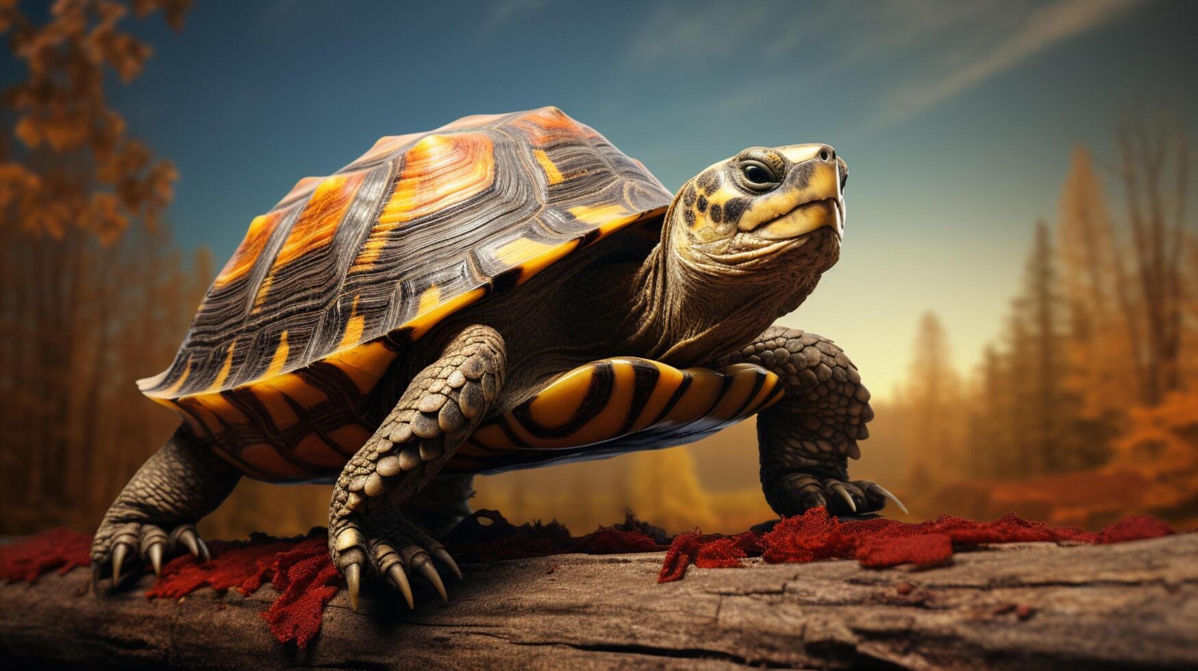 AI generated turtle high quality image photo