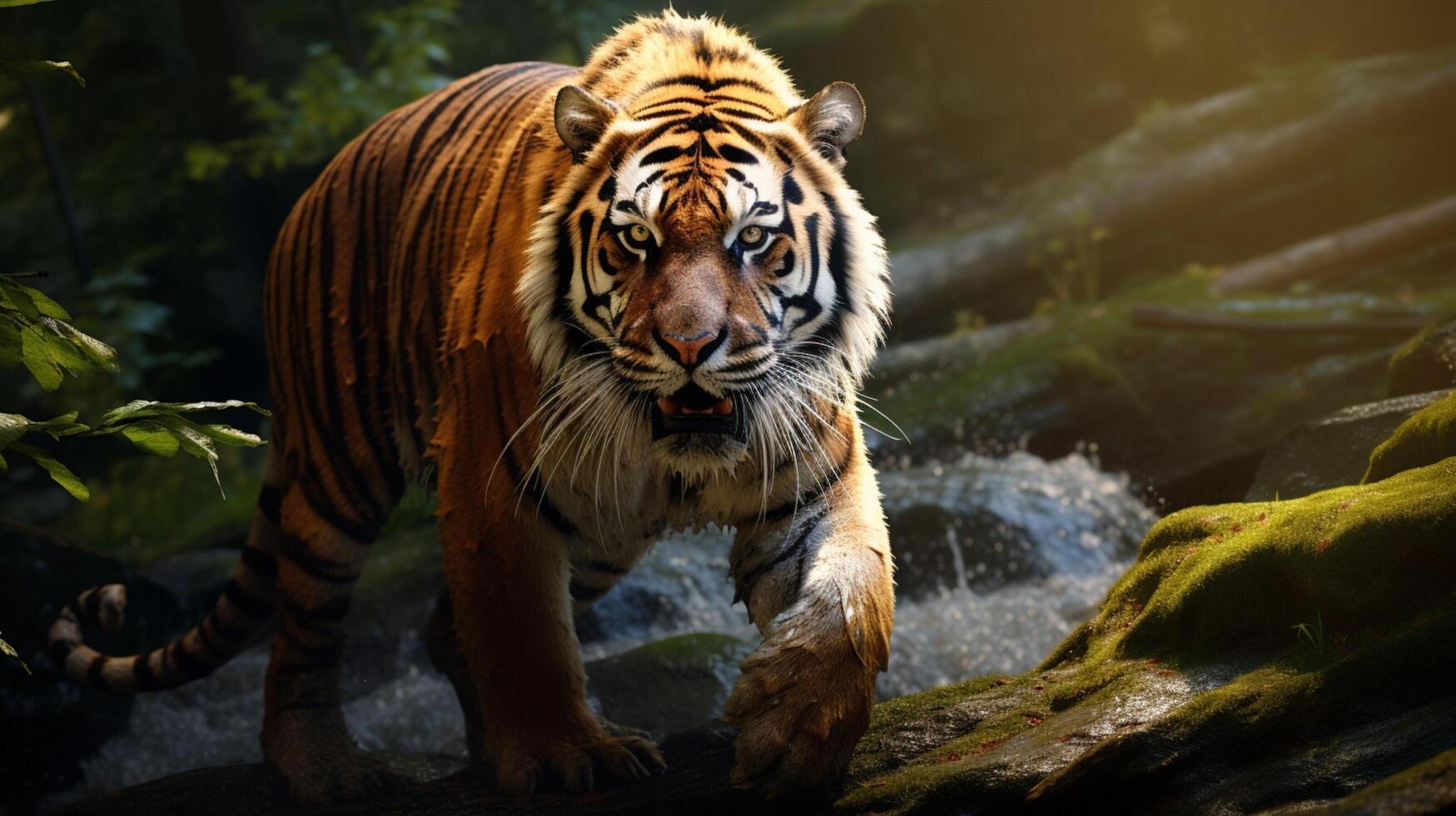 AI generated tiger high quality image photo