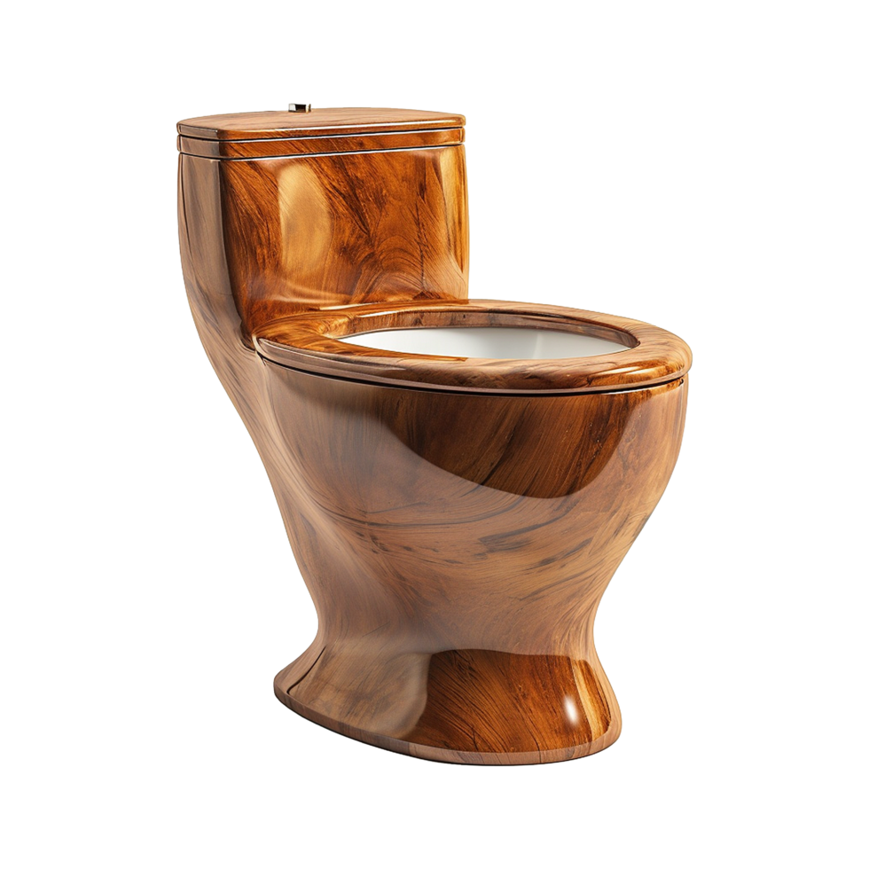 AI generated Toilet isolated on transparent background png