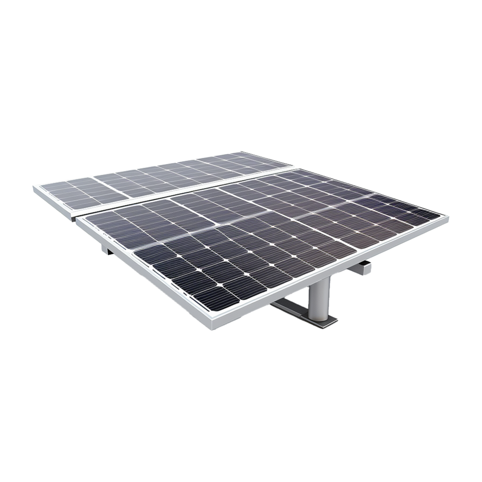 AI generated Solar panel isolated on transparent background png