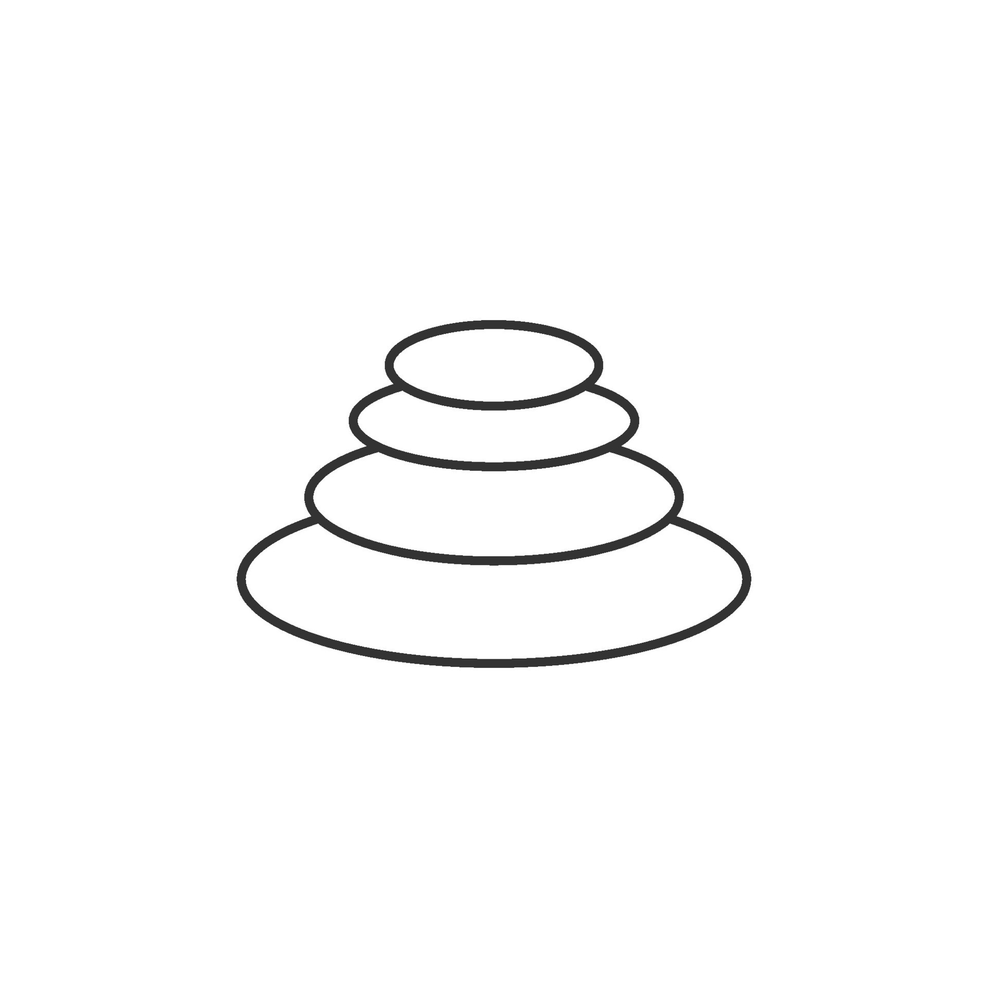 Stacked stone icon in thin outline style 38036908 Vector Art at Vecteezy