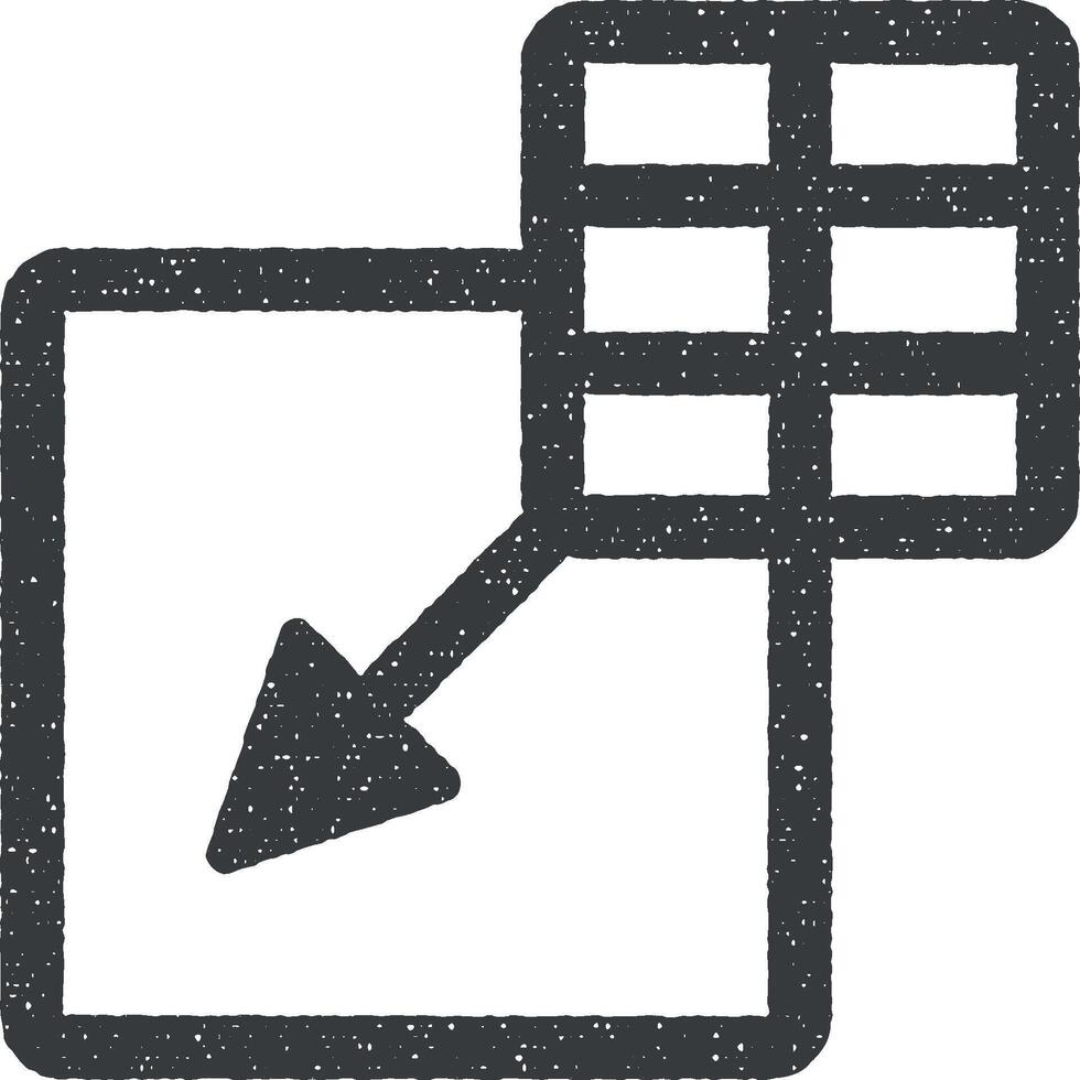 insert table vector icon illustration with stamp effect 38037289 Vector