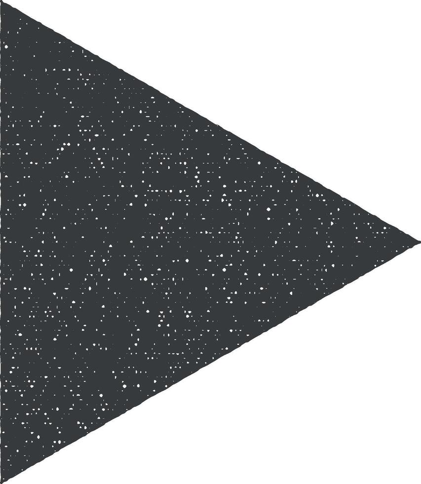 arrow, right, navigation icon vector illustration in stamp style