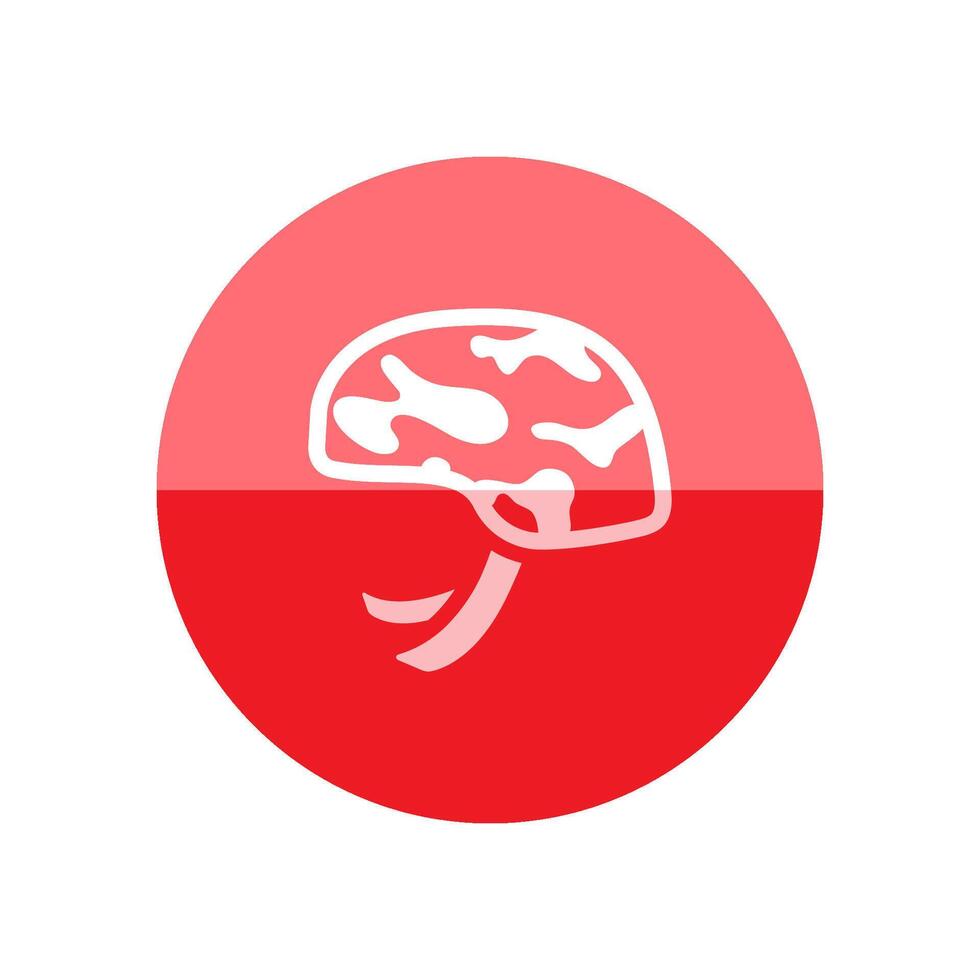 Military helmet icon in flat color circle style. Object army head protection safety bullet proof vector