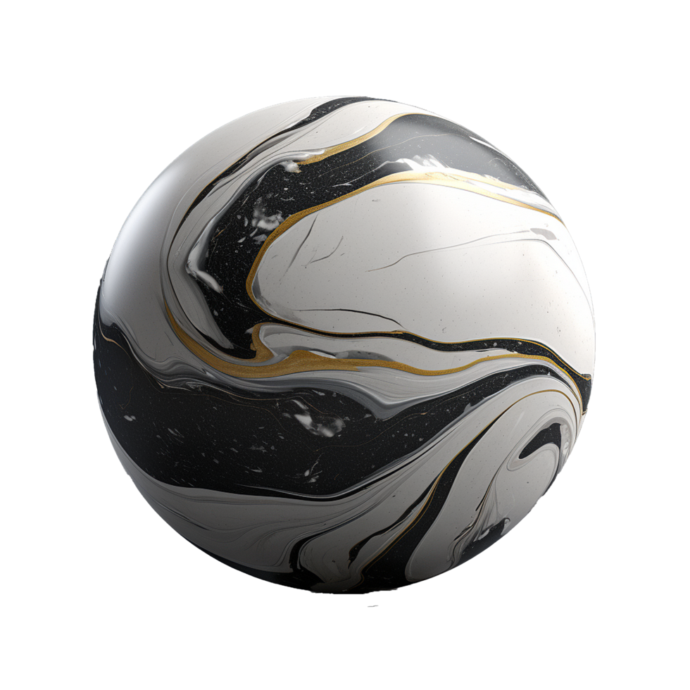 AI generated Marble png isolated on transparent background