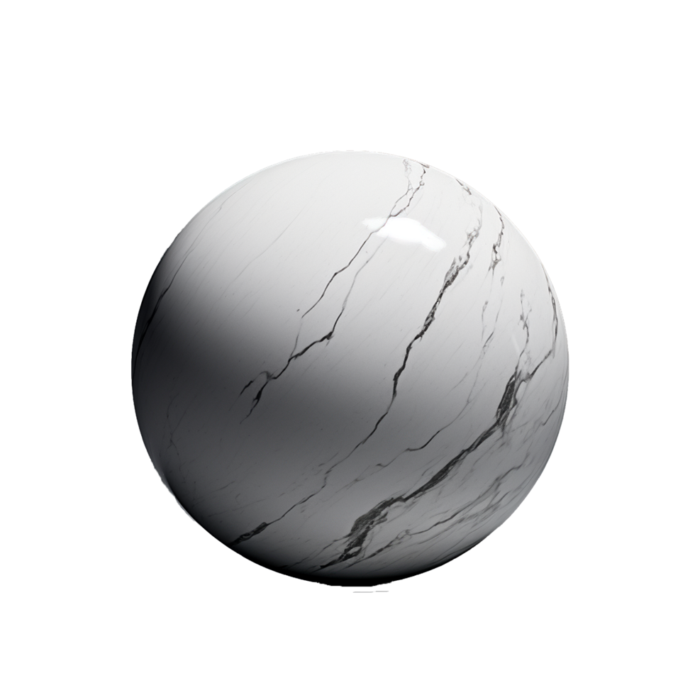 AI generated Marble png isolated on transparent background