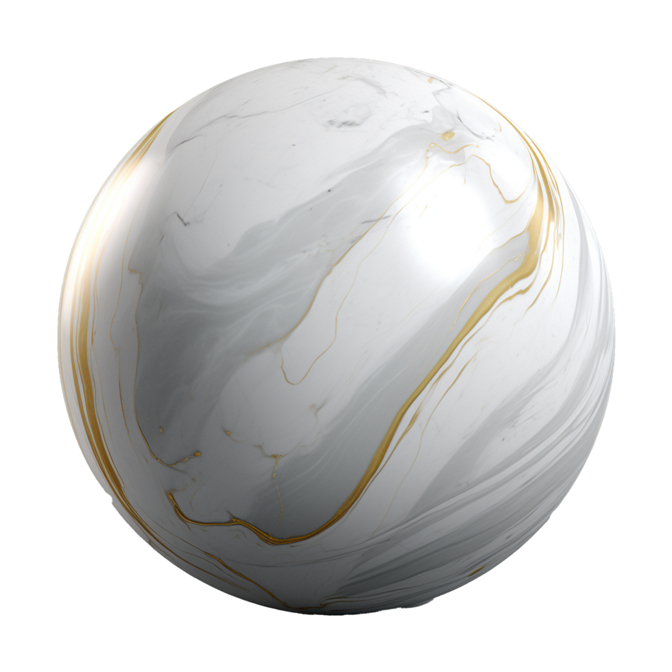 AI generated Marble png isolated on transparent background