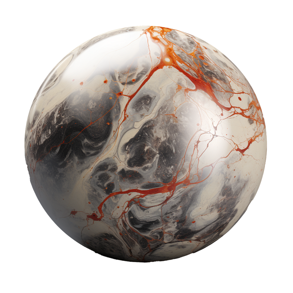 AI generated Marble png isolated on transparent background