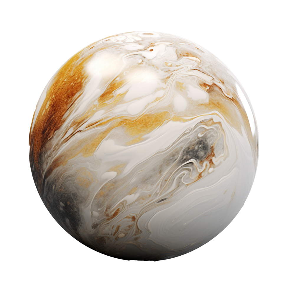 AI generated Marble png isolated on transparent background