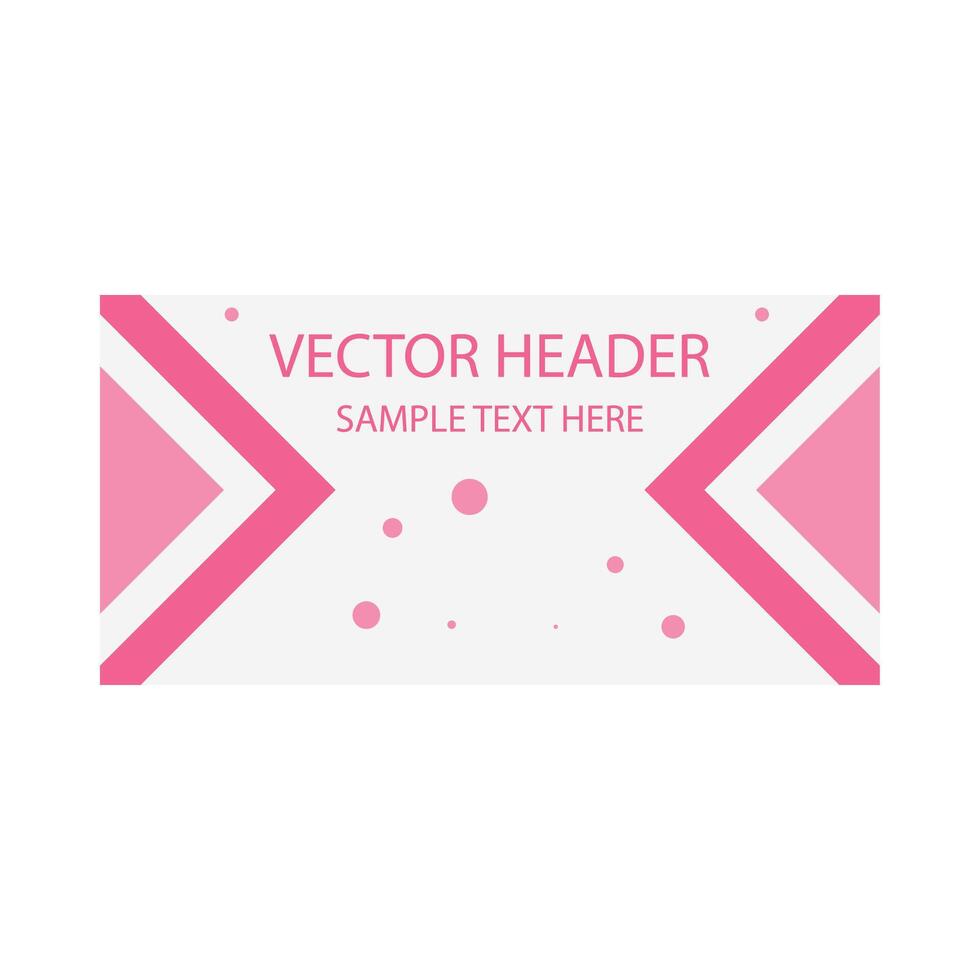 header template illustration vector