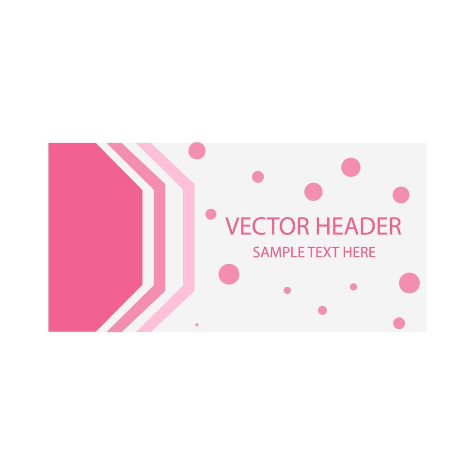 header template illustration vector