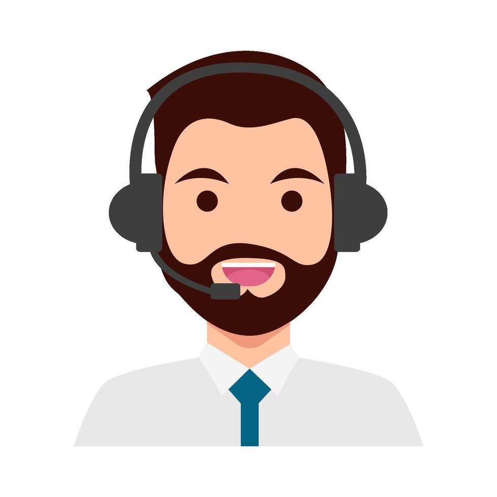 call center illustration vector