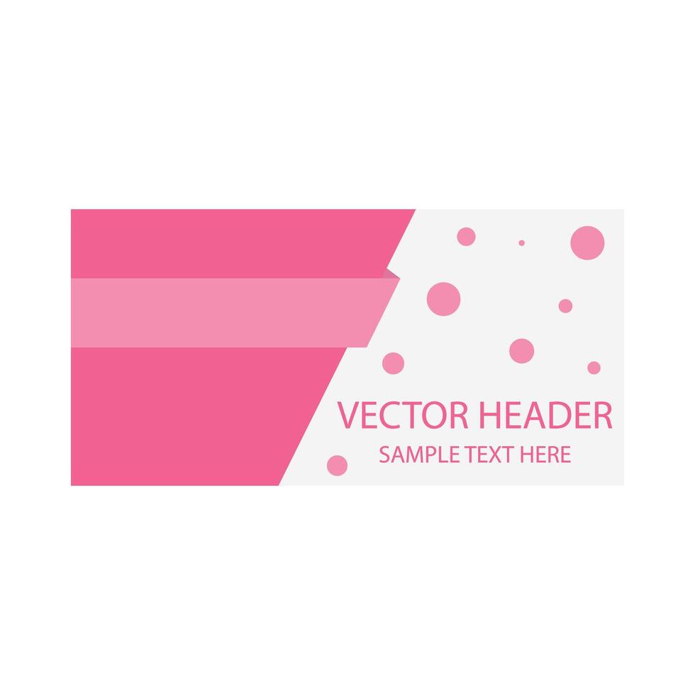 header template illustration vector