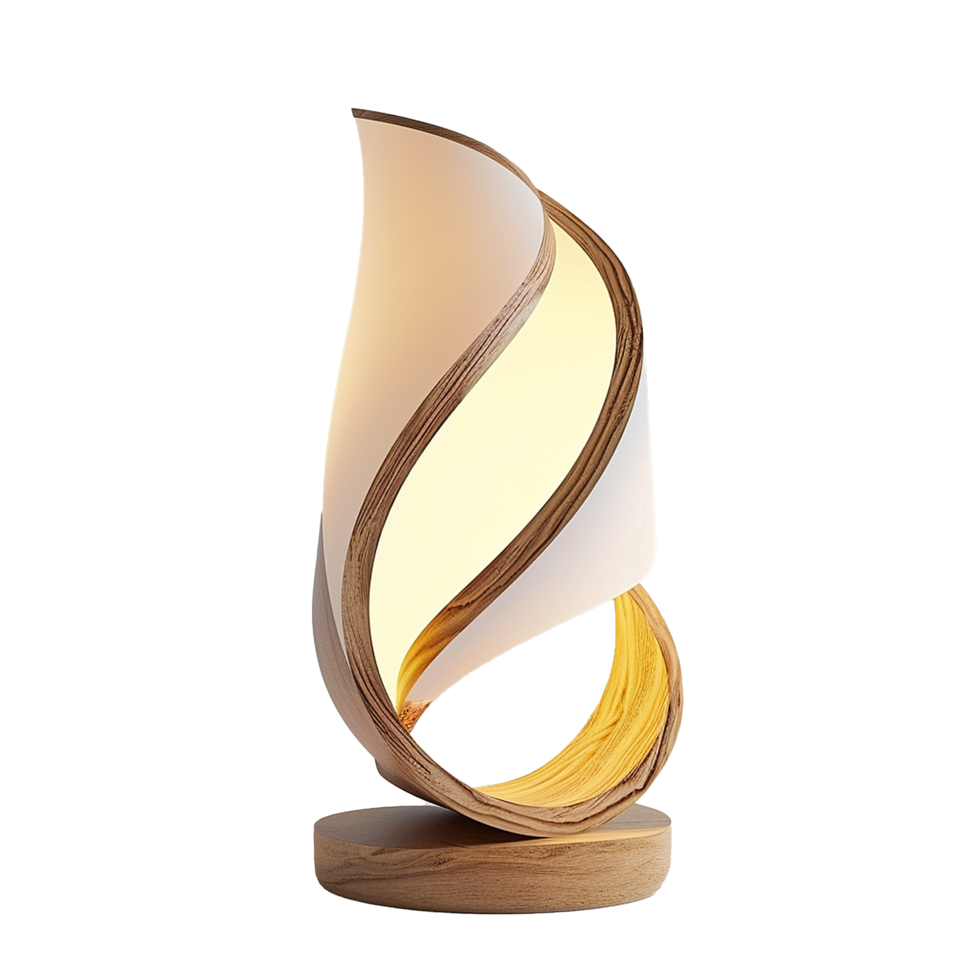 AI generated Modern lamp png isolated on transparent background