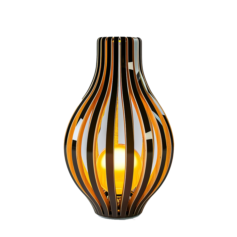AI generated Modern lamp png isolated on transparent background