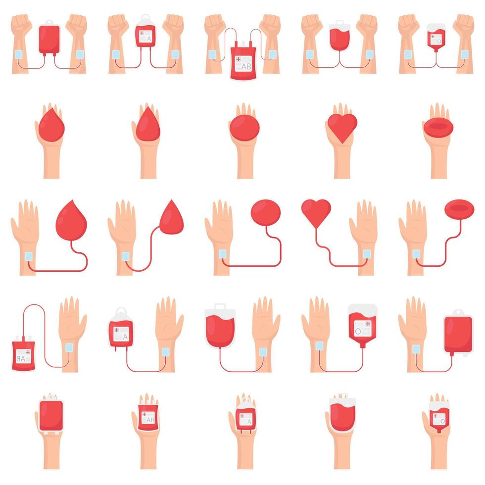 blood donors illustration vector