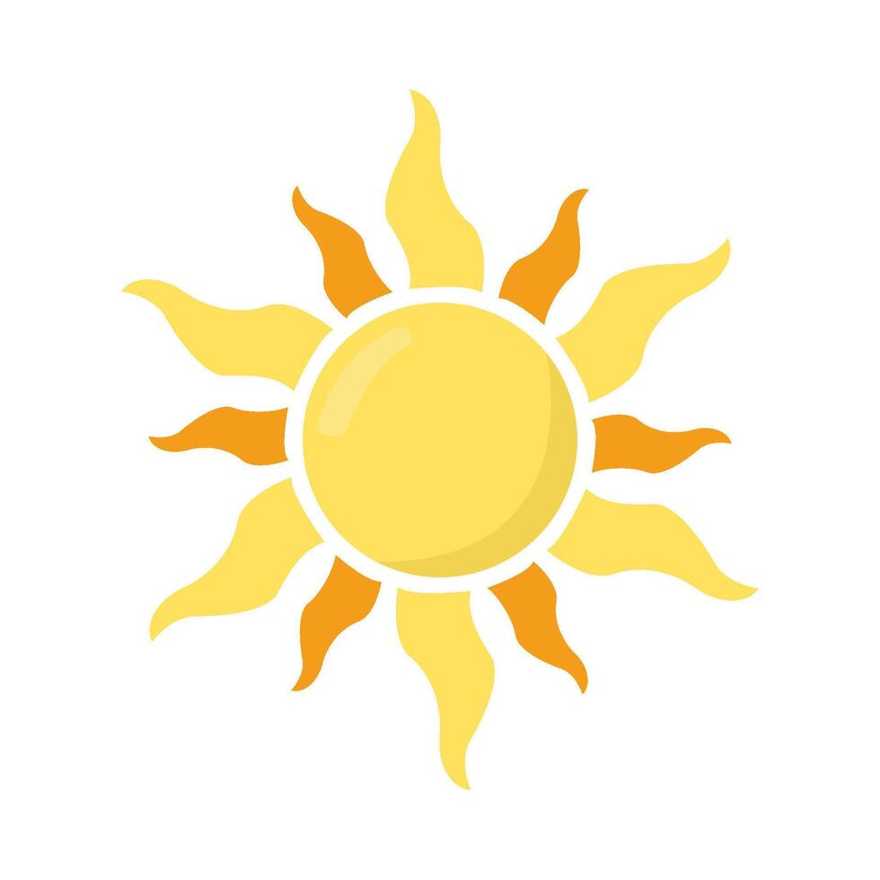 sun summer illustration vector