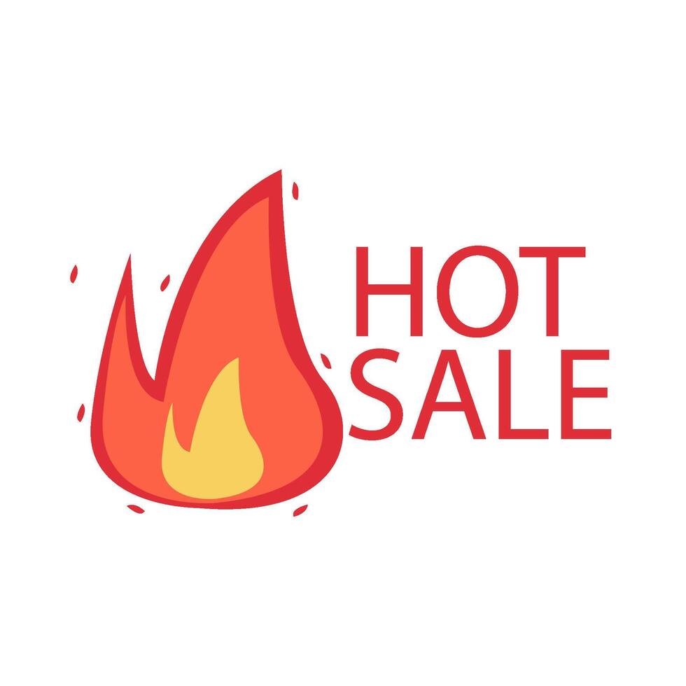 hot sale fire illustration vector