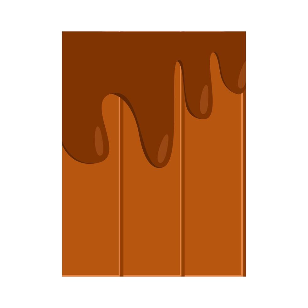 chocolate bar illustration vector