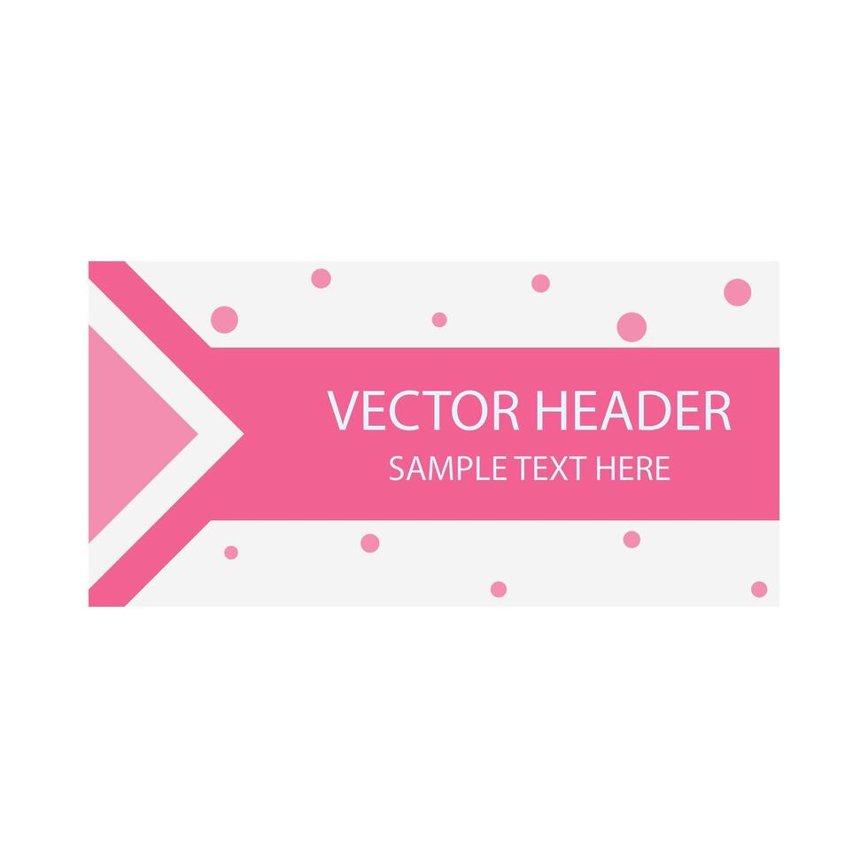 header template illustration vector