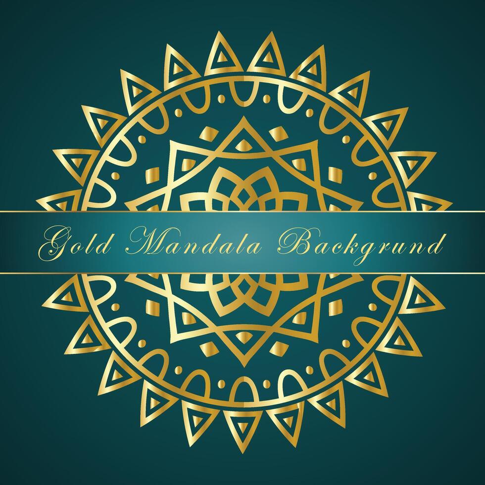 Vector Luxury ornamental mandala design background