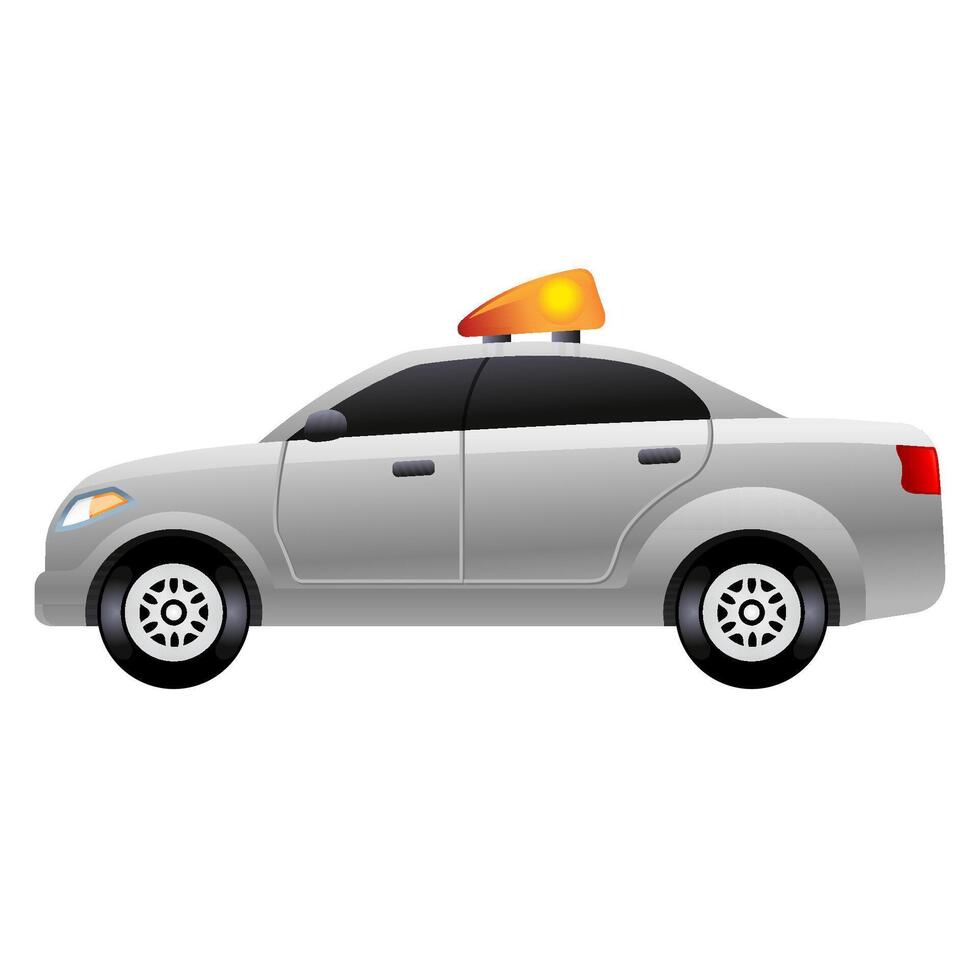 Safety car icon in color. Race rally control vector