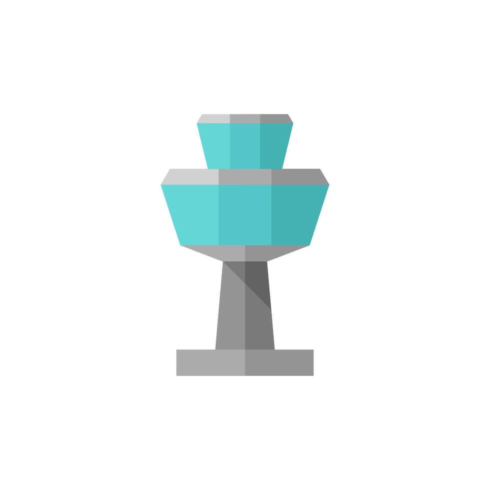 Airport tower icon in flat color style. Traffic control airplane aviation vector