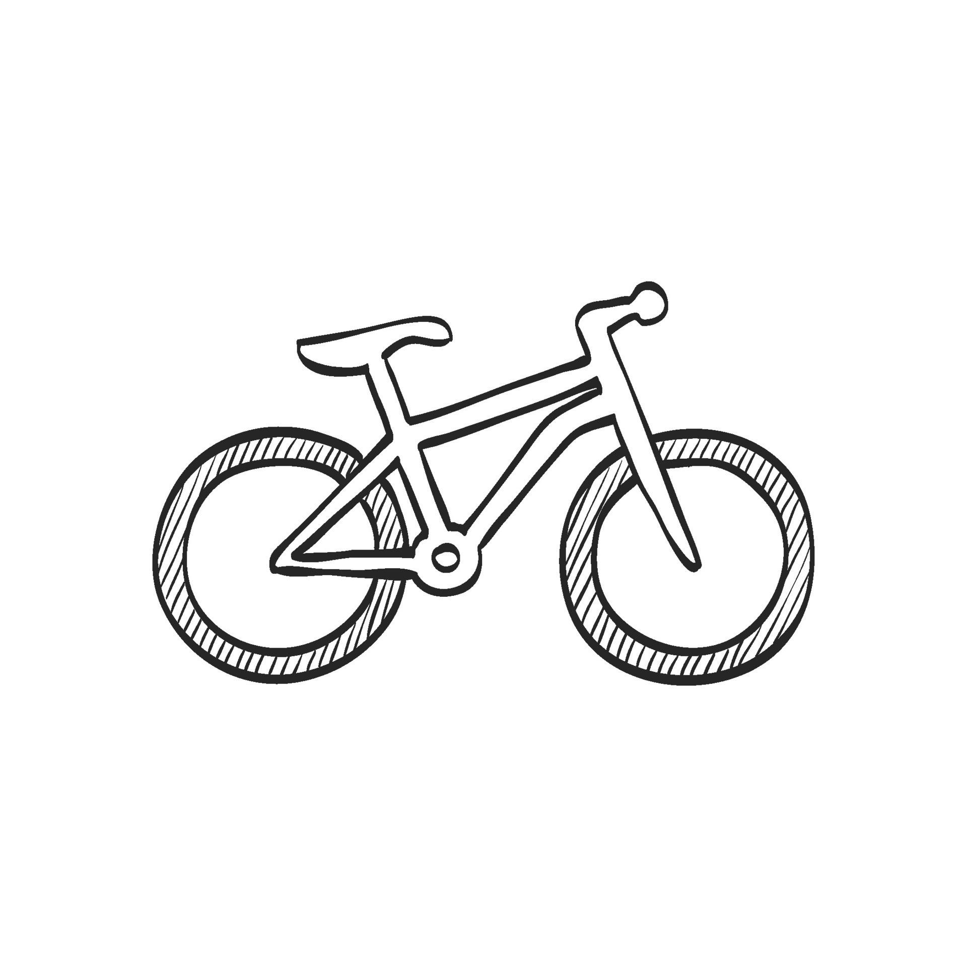 Hand drawn sketch icon mountain bike 38044430 Vector Art at Vecteezy Hand drawn sketch icon mountain bike 38044430 Vector Art at Vecteezy