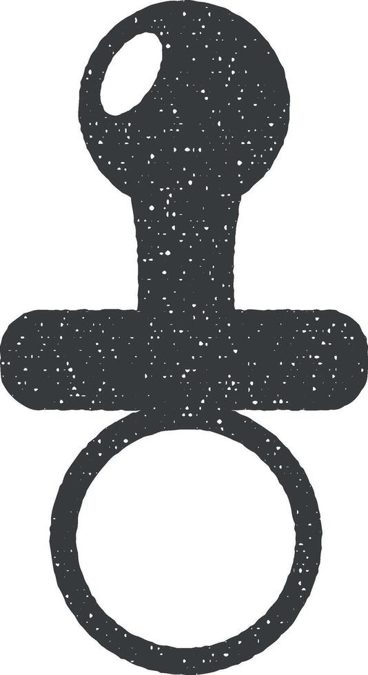 Soother vector icon illustration with stamp effect 38044800 Vector Art at Vecteezy