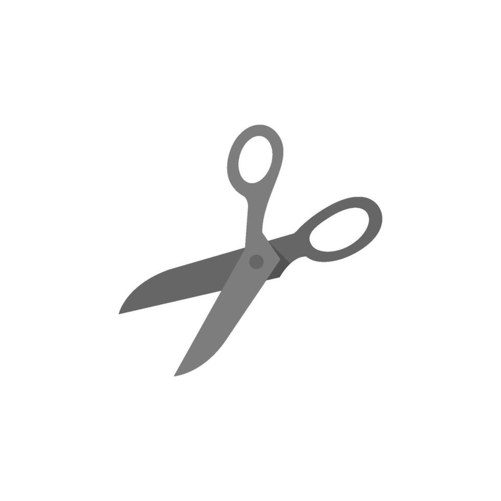 Scissor icon in flat color style. Tailor dressmaker fashion couture vector