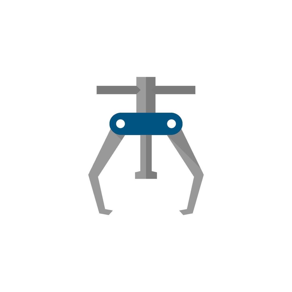 Bicycle tool icon in flat color style. Transportation sport spare parts tool remove crank set repair maintenance vector