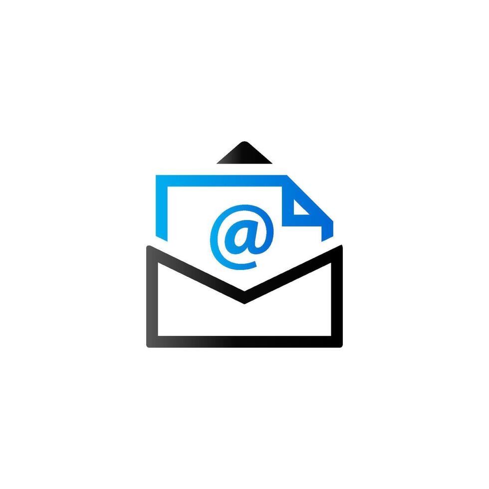 Envelope icon in duo tone color. Mail email message communication vector