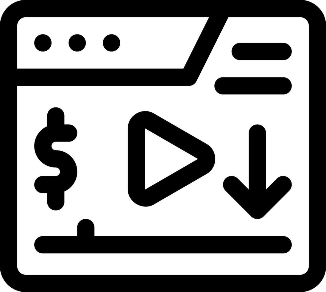 this icon or logo online streaming icon or other where it explaints things that must be prepared by an institution to provide information online to the public and others or design application vector